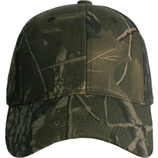 FWRD Basic 6 Panel Camo Cap Forrest Camo Font